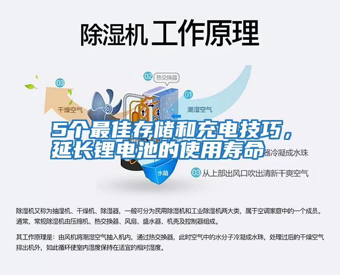 5個最佳存儲和充電技巧，延長鋰電池的使用壽命