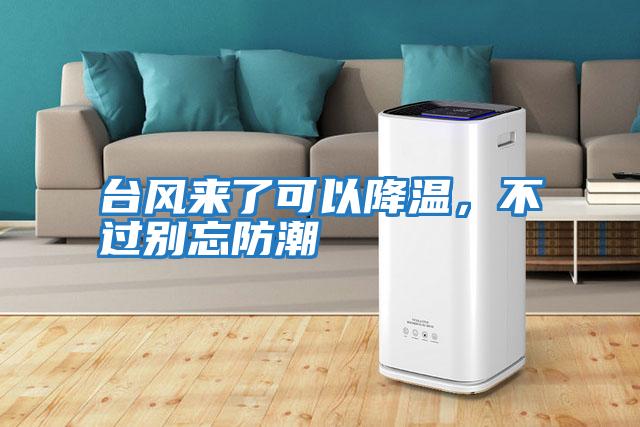 臺風來了可以降溫，不過別忘防潮