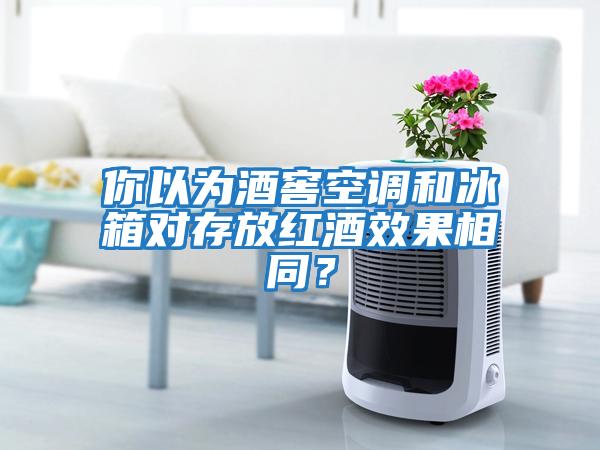 你以為酒窖空調和冰箱對存放紅酒效果相同？