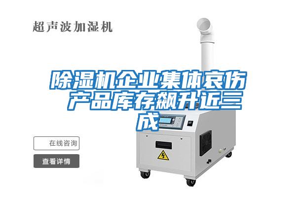 除濕機(jī)企業(yè)集體哀傷 產(chǎn)品庫存飆升近三成