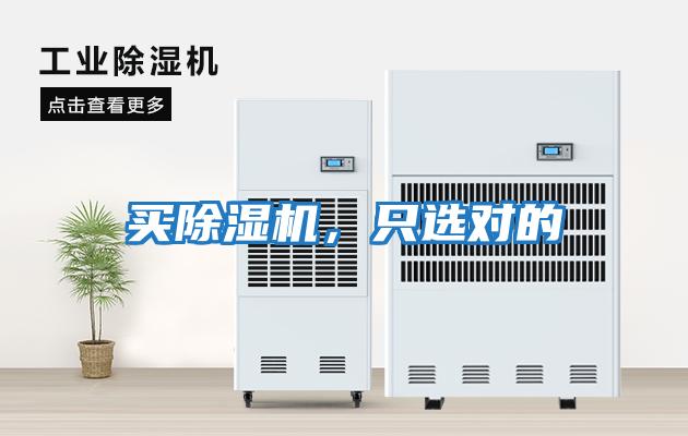 買除濕機，只選對的