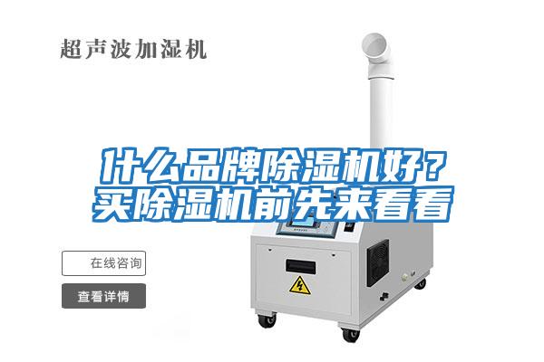 什么品牌除濕機(jī)好？買除濕機(jī)前先來(lái)看看