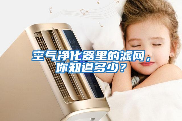 空氣凈化器里的濾網(wǎng)，你知道多少？
