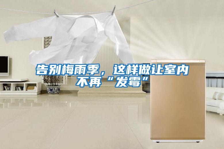 告別梅雨季，這樣做讓室內(nèi)不再“發(fā)霉”