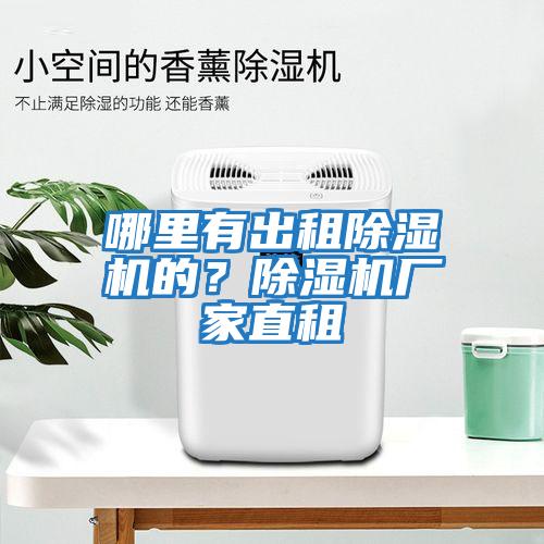 哪里有出租除濕機的？除濕機廠家直租