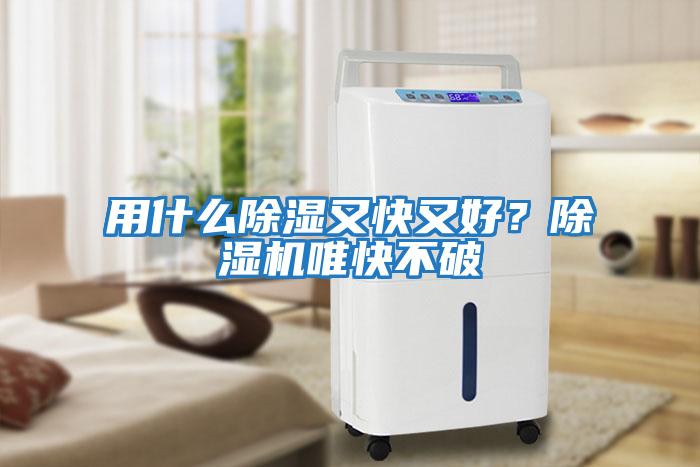 用什么除濕又快又好？除濕機唯快不破