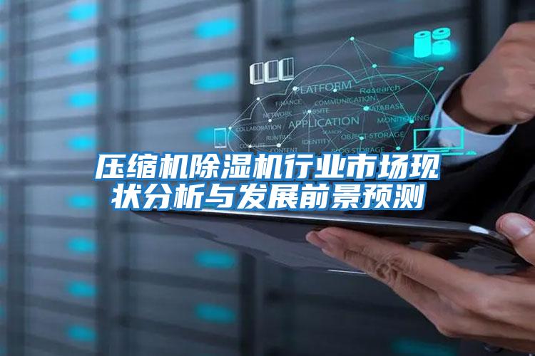 壓縮機除濕機行業(yè)市場現狀分析與發(fā)展前景預測