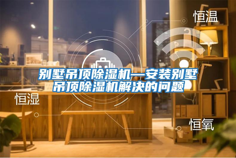 別墅吊頂除濕機(jī)—安裝別墅吊頂除濕機(jī)解決的問題