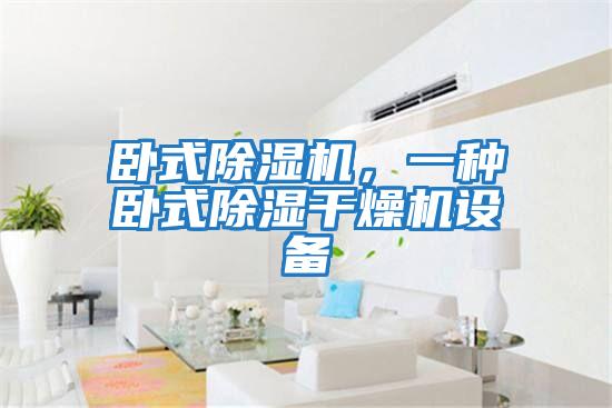 臥式除濕機，一種臥式除濕干燥機設備