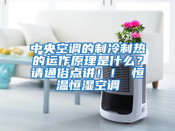 中央空調(diào)的制冷制熱的運(yùn)作原理是什么？請(qǐng)通俗點(diǎn)講！！ 恒溫恒濕空調(diào)