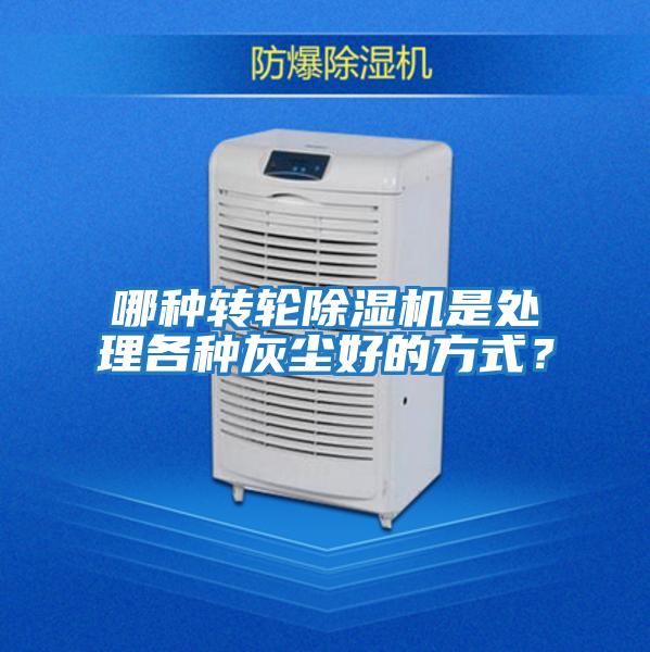 哪種轉輪除濕機是處理各種灰塵好的方式？