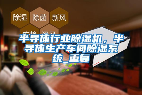半導體行業除濕機，半導體生產車間除濕系統_重復