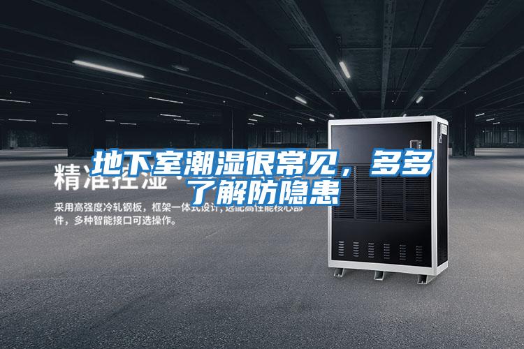 地下室潮濕很常見，多多了解防隱患