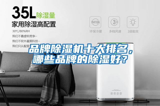 品牌除濕機十大排名，哪些品牌的除濕好？