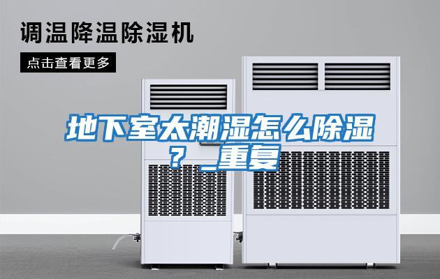 地下室太潮濕怎么除濕？_重復