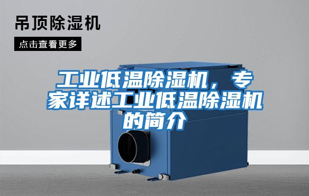 工業(yè)低溫除濕機，專家詳述工業(yè)低溫除濕機的簡介