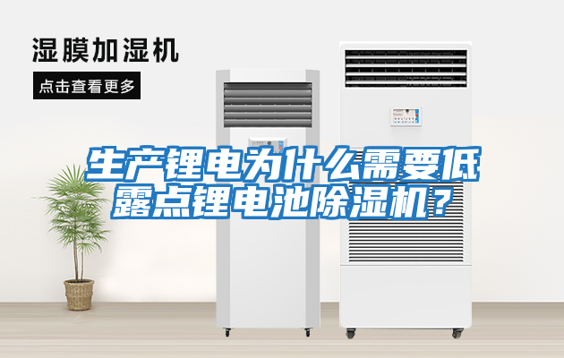 生產鋰電為什么需要低露點鋰電池除濕機？