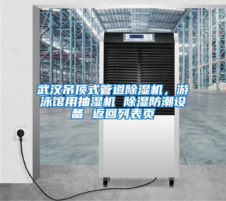 武漢吊頂式管道除濕機，游泳館用抽濕機 除濕防潮設備 返回列表頁