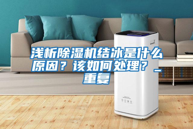 淺析除濕機結冰是什么原因？該如何處理？_重復