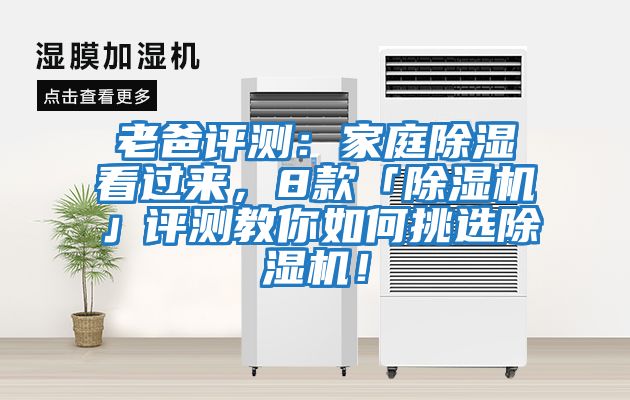 老爸評測：家庭除濕看過來，8款「除濕機」評測教你如何挑選除濕機！