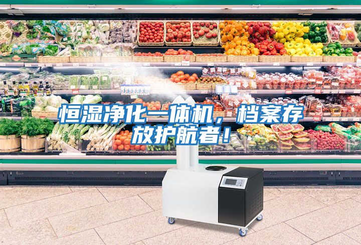 恒濕凈化一體機，檔案存放護航者！