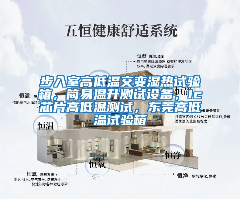步入室高低溫交變濕熱試驗箱，簡易溫升測試設備，ic芯片高低溫測試，東莞高低溫試驗箱