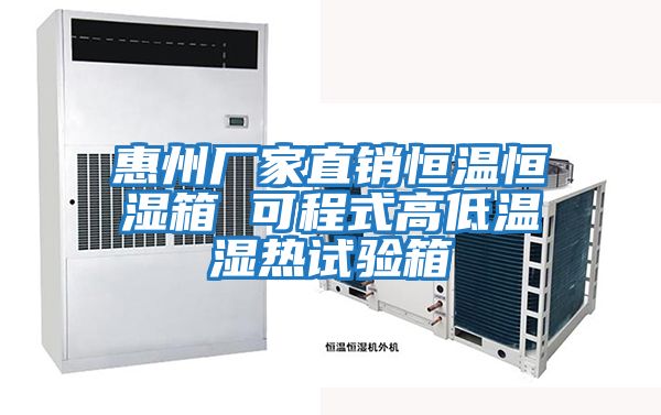 惠州廠家直銷(xiāo)恒溫恒濕箱 可程式高低溫濕熱試驗(yàn)箱