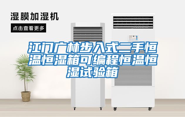 江門(mén)廣林步入式二手恒溫恒濕箱可編程恒溫恒濕試驗(yàn)箱