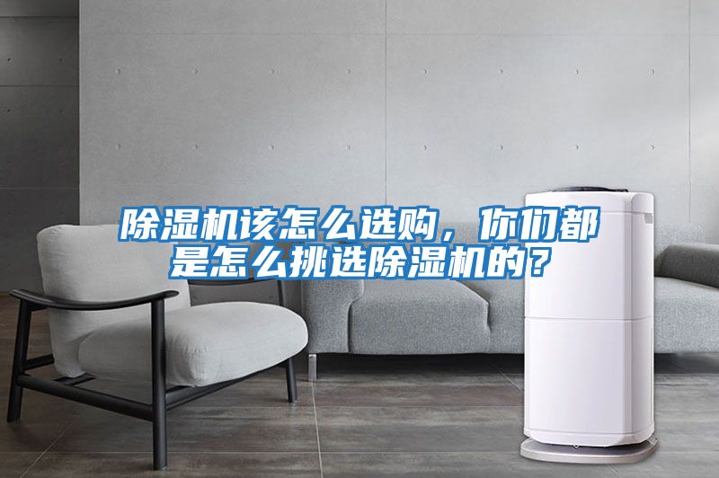 除濕機該怎么選購，你們都是怎么挑選除濕機的？
