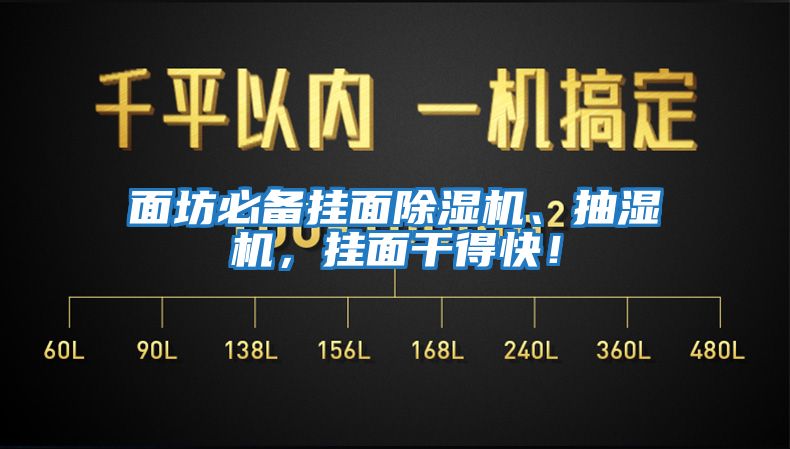 面坊必備掛面除濕機(jī)、抽濕機(jī)，掛面干得快！
